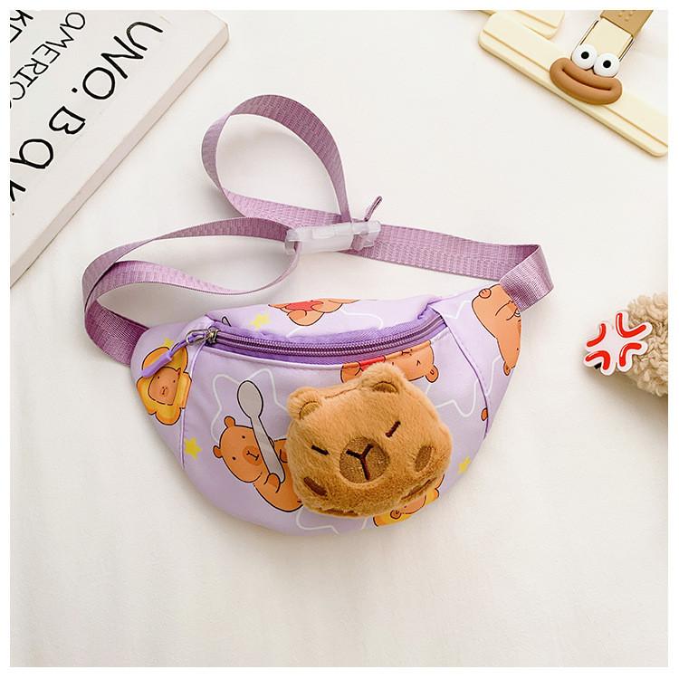 Мультяшная детская сумка кроссбоди, легкая поясная сумка для детского сада, для повседневного использования, нейлоновые школьные аксессуары