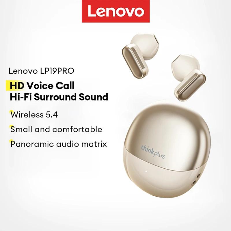 Оригинальные беспроводные наушники Lenovo LP19 Pro TWS Bluetooth 5.4, спортивная гарнитура с двумя режимами, игровые наушники Hd Music