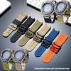 Нейлоновый ремешок из канваса для CASIO ProTrek PRG-240 PRG-130Y PRW-1500 Мужской Наручный спортивный водонепроницаемый нейлоновый ремешок для часов браслет Аксессуары