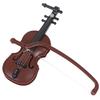 1/12 Dolls House Miniature Plastic Violin Music Instrument Model Accessories Toy