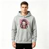 Men's Print Pullover Hoodie, Cute Anime Character Nezuko Printed Long Sleeve Casual Sweatshirt for Daily Wear