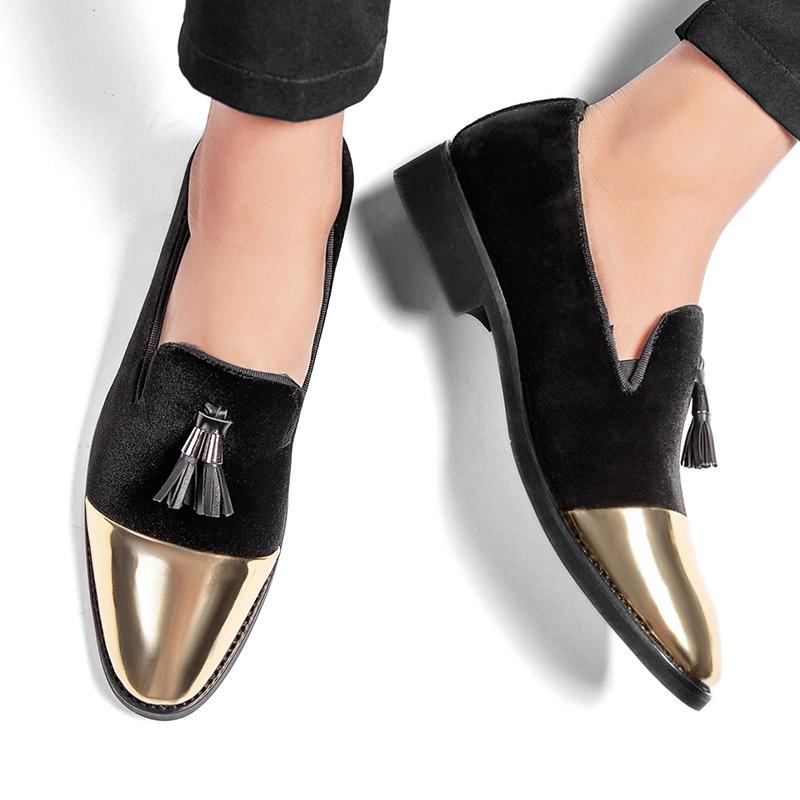 Дизайнерские бархатные лоферы с кисточками для мужчин, цвет пэчворк, свадебная вечеринка, платье, обувь для вождения, формальная обувь, zapatos hombre