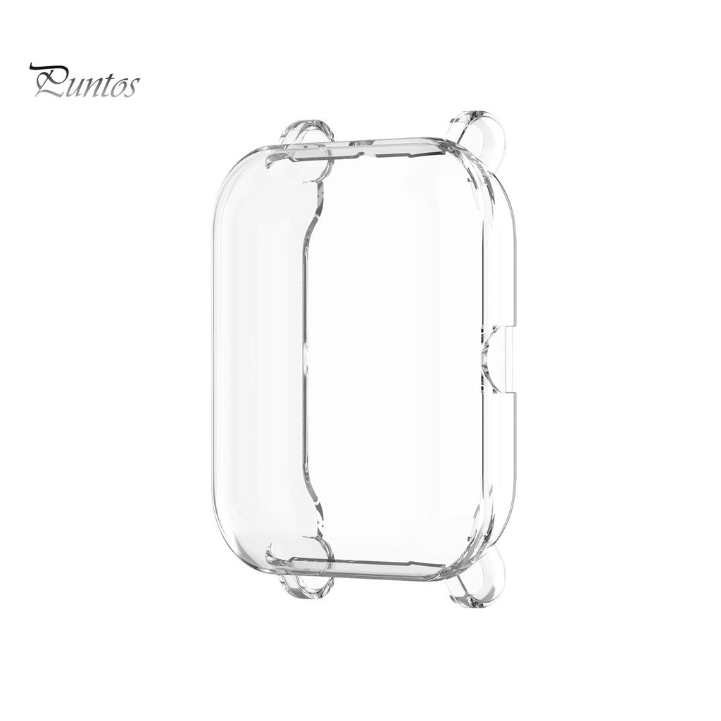 Защитный чехол для смарт-часов Puntos с защитой от царапин из ТПУ для Amazfit Bip 1S/