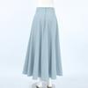 French A-Line Pleated Skirt 2026 Elegant High Waist 100% Cotton Long Midi Women