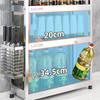 Miling Stainless Steel 3-Tier Countertop Spice Rack