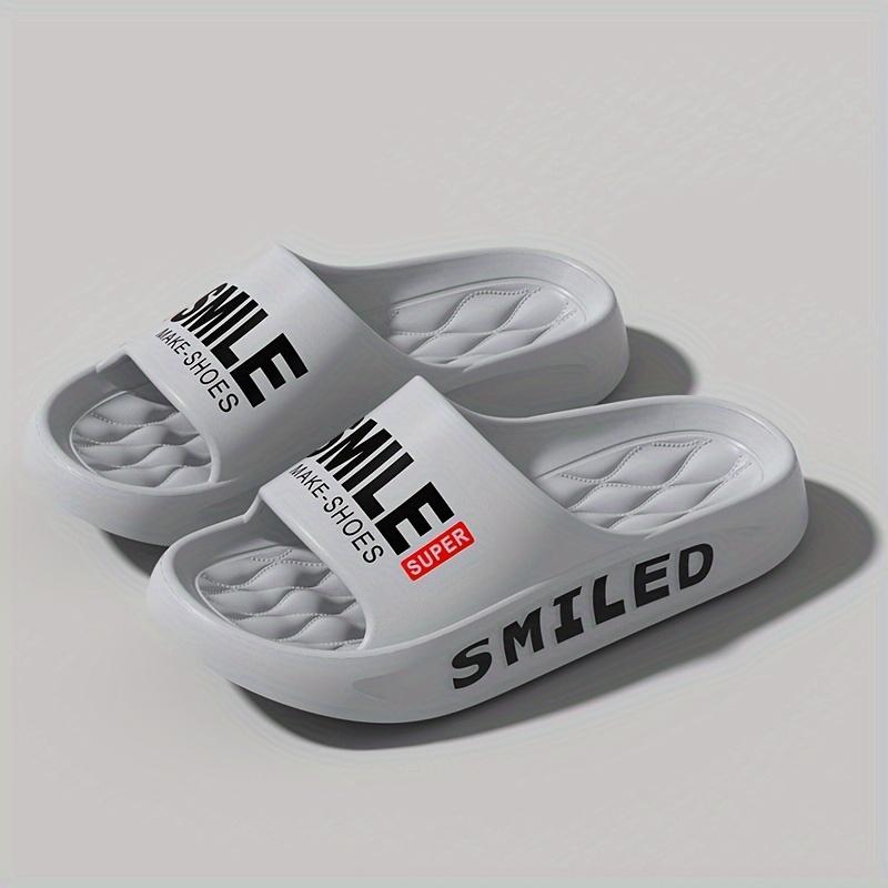 Модные тапочки-подушки унисекс, удобные быстросохнущие домашние тапочки для ванной, легкие летние тапочки из ЭВА с мягкой подошвой