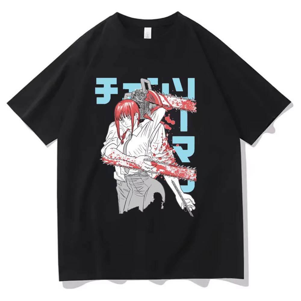 Summer New Anime Chainsaw Unisex Printed Tshirt Unisexs and Womens Tshirt Unisexs Top Sports Tshirt Unisexs Tshirt Harajuku Y2K Tee