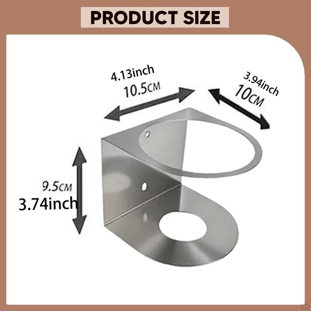 Spray Bottle Holder Can Organizer Wall Mounted Storage Rack for Bathroom