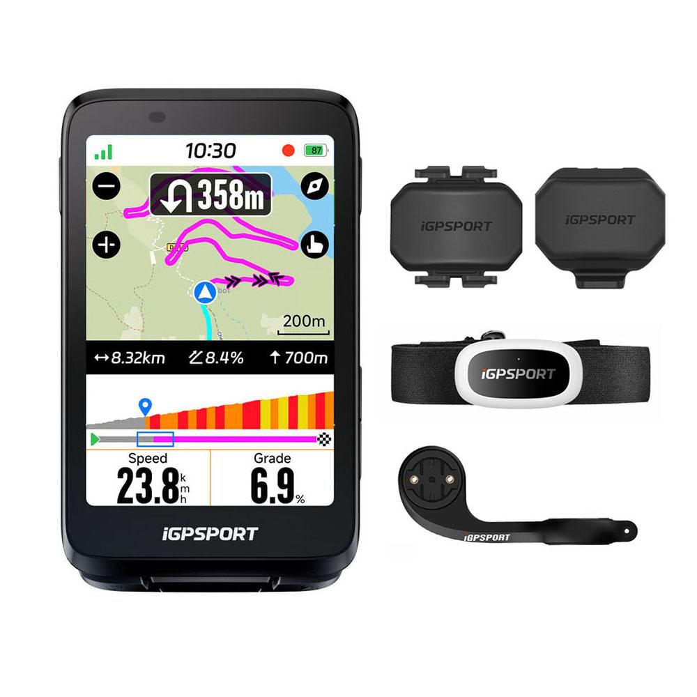 iGPSPORT BiNavi Touch-screen GPS Bike Computer Comprehensive Bike Navigator 35-Hour Battery Life Bicycle Accessories