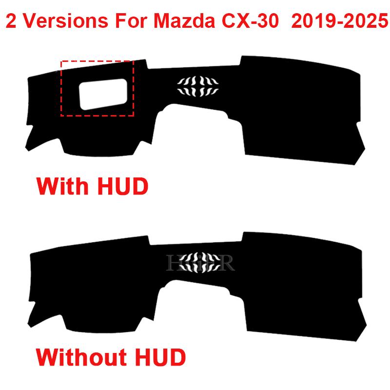 Для Mazda CX-30 CX30 2019 2020-2026 2026 2026 2026 Автомобильная Накидка на Панель Приборов Защита от Света Коврик от Солнца Анти-УФ Коврики Аксессуары