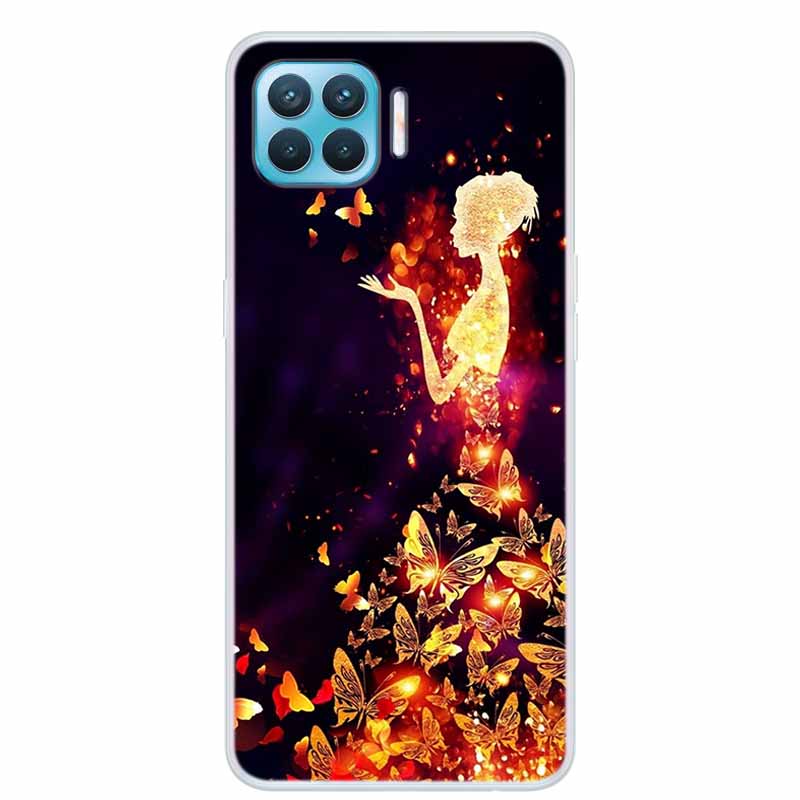 Чехол для OPPO Reno4 Lite Reno5 Lite, противоударный мягкий силиконовый чехол из ТПУ для OPPO Reno 5 4 Lite, чехлы для телефонов, чехол с милым мультяшным рисунком