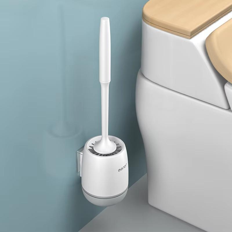 Silicone Toilet Brush Cleaner Brush Wall Floor Bathtubs And Accessories Cleaning Tools Cleanliness Bathroom Accessories