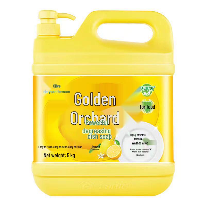 Lan Ju Jin Guo Yuan Семейное средство для мытья посуды: Сильное удаление жира и запаха, Пищевой, Легко смывается, Мягкий для рук