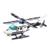 102pcs Police Helicopter Creative Building Blocks DIY City Police Series Boys Bricks Toys Children Gifts