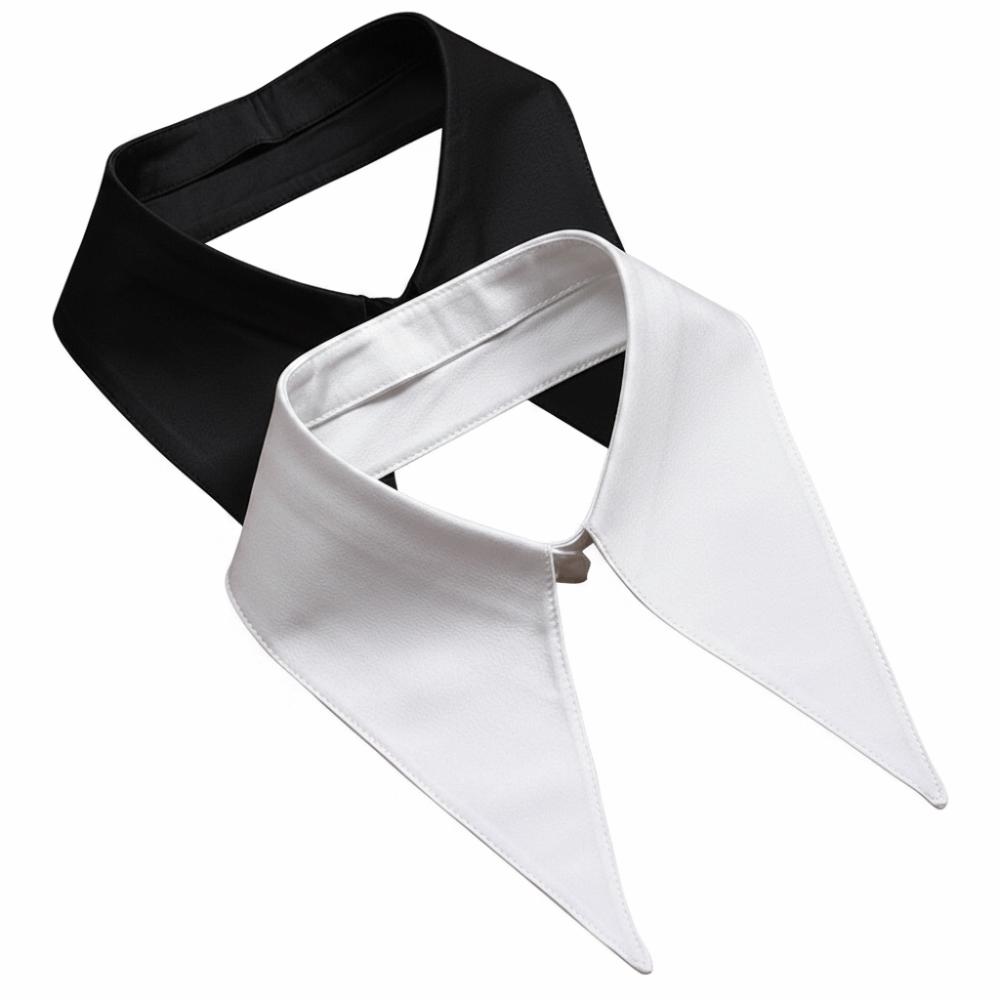 Round Collar Fake Collar Solid Color Lapel Half Shirt Fashion False Collar Women Girls