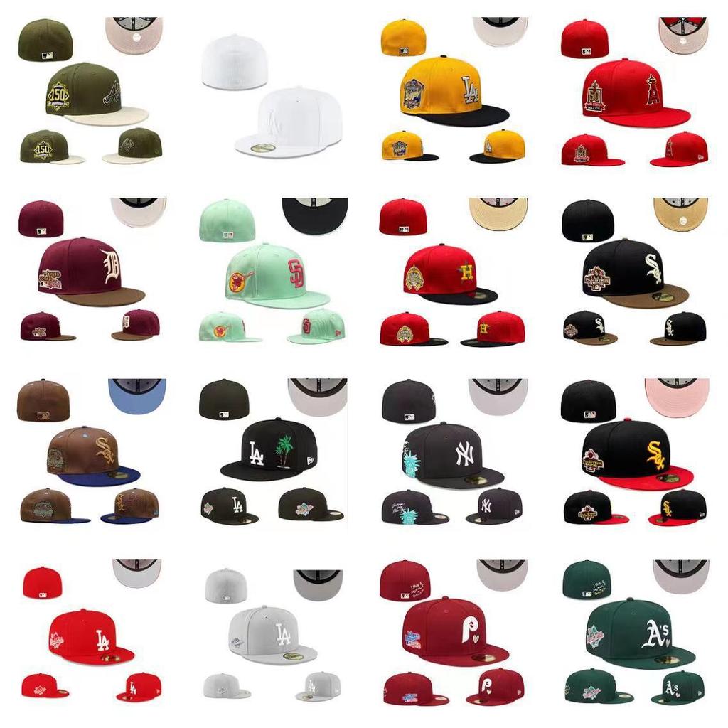 Fully enclosed baseball cap, non-adjustable, reversible, new style, finely embroidered, American hip-hop baseball league size cap