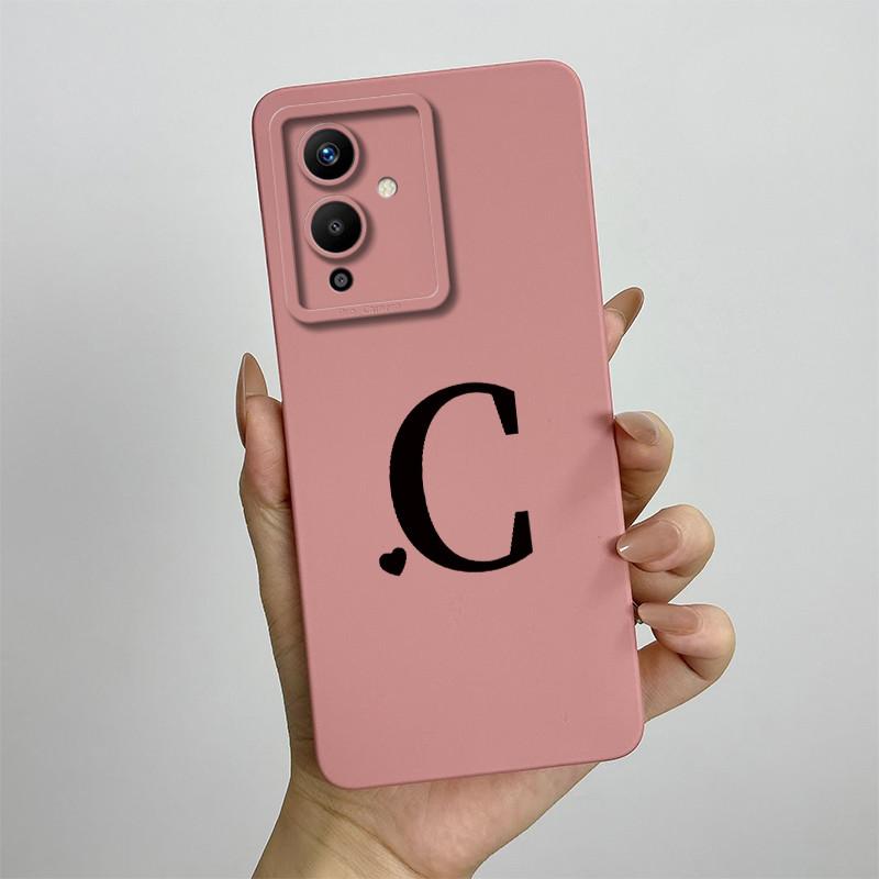 Чехол Для Infinix Note 12 Pro 5G X671B Роскошный Квадратный Силиконовый Чехол С Первоначальными Буквами Жидкий Силикон Мягкий Чехол Для Телефона Coque Ударопрочная Задняя Крышка