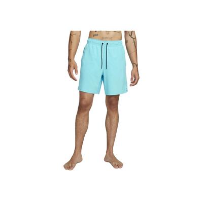 Dri-FIT Unlimited однотонные шорты с высокой талией и завязками на шнурке мужские шорты голубые DV9340-416