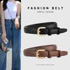 Belt Women'S Leather Cowhide Belt Women'S Decoration Suit Business Jeans Belt Fine