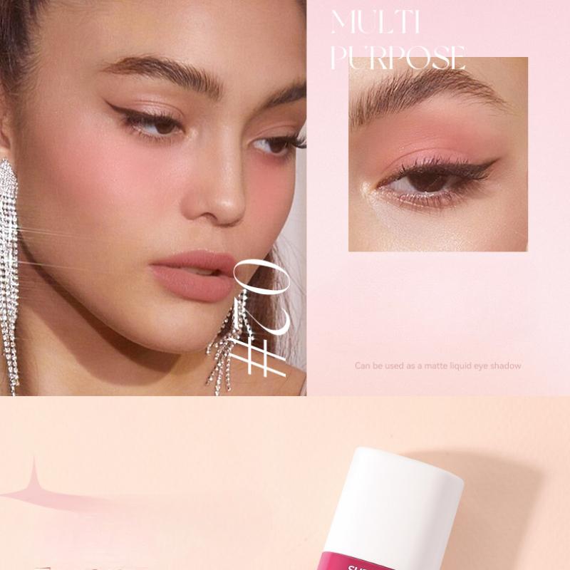 Жидкие румяна-пудра Matte Rouge Powder Eye and Cheek Двойное применение пудровых румян