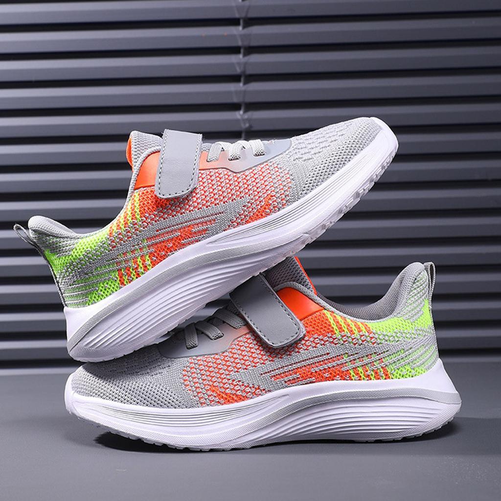 Детская модная спортивная обувь для дома, кроссовки для тренировок, легкие дышащие сетчатые кроссовки для шоссейного бега с толстой подошвой