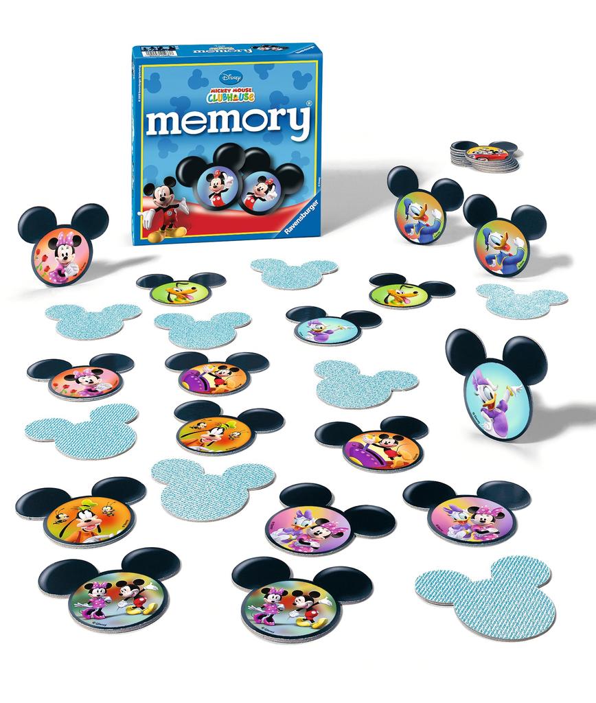 Ravensburger Disney Mickey Mouse Clubhouse Memory 21937 7-разборная игра для тренировки от 3 лет (Нервная память)