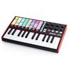 Akai Professional USB MIDI Keyboard Controller 25 Keys with 40 RGB Pads and 8 Rotary Knobs Ableton Live Lite Included APC Key 25 MK2 Black