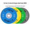 Rubber-Coated Barbell Plate Set
