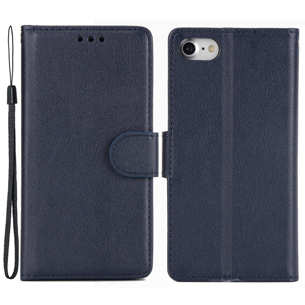 Для iPhone 7/8/SE (2020)/СЕ (2022) Чехол из ПУ кожи с 3 слотами для карт и подставкой