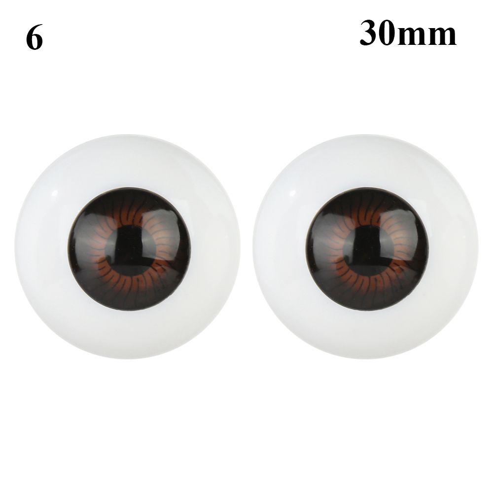 1 пара 24 мм 30 мм DIY Для BJD куклы Акриловые глаза Изготовление кукол Поделки Кукольный глаз Безопасная игрушка для животных