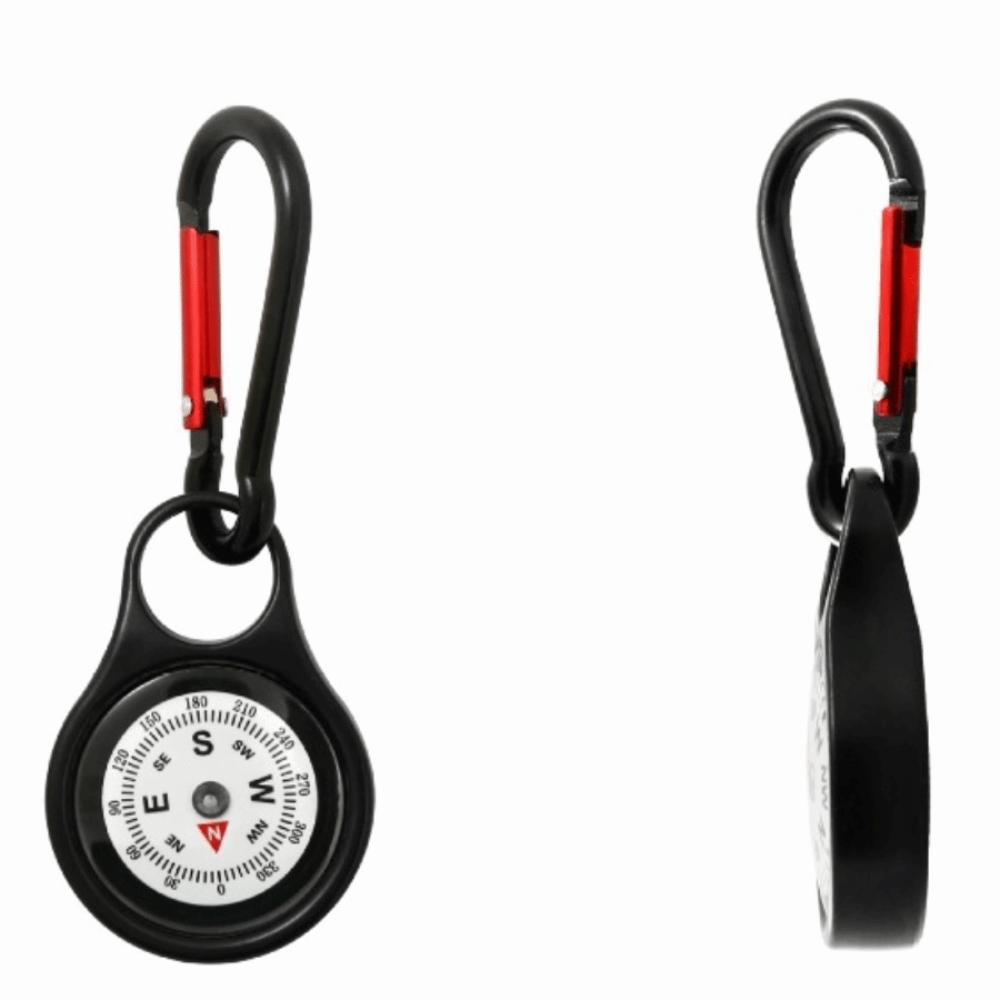 Built-in Compass Compass Hook Stainless Steel Key Carabiner Portable Climbing Hook Daily