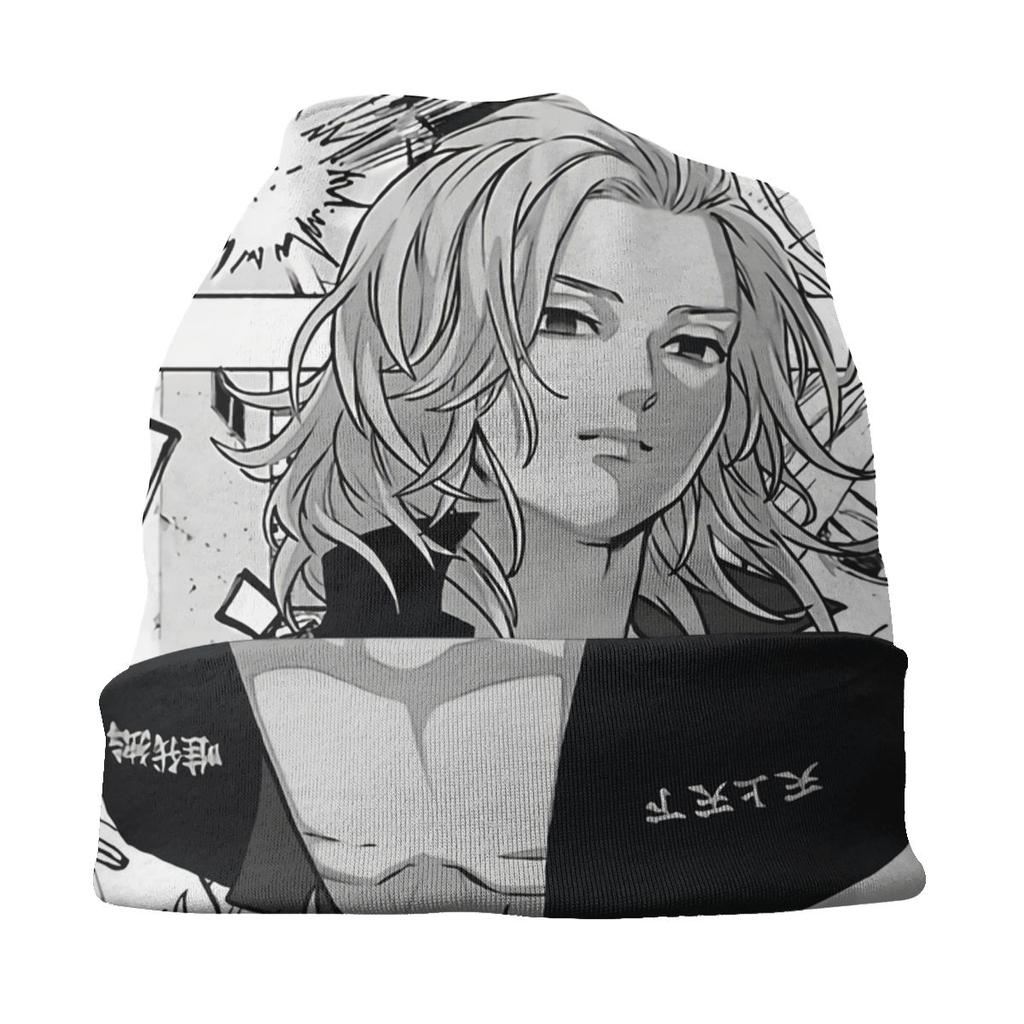 Шапки Skullies The Tokyo Revenger Manji Hat Зимние теплые шапки с капюшоном Уличная лыжная кепка