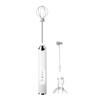 Electric Frother Mixer Whisk Beater 3-Speeds USB Rechargeable Handheld Food Blender Coffee Milk Drink Egg Stirrer Cordless Portable Design