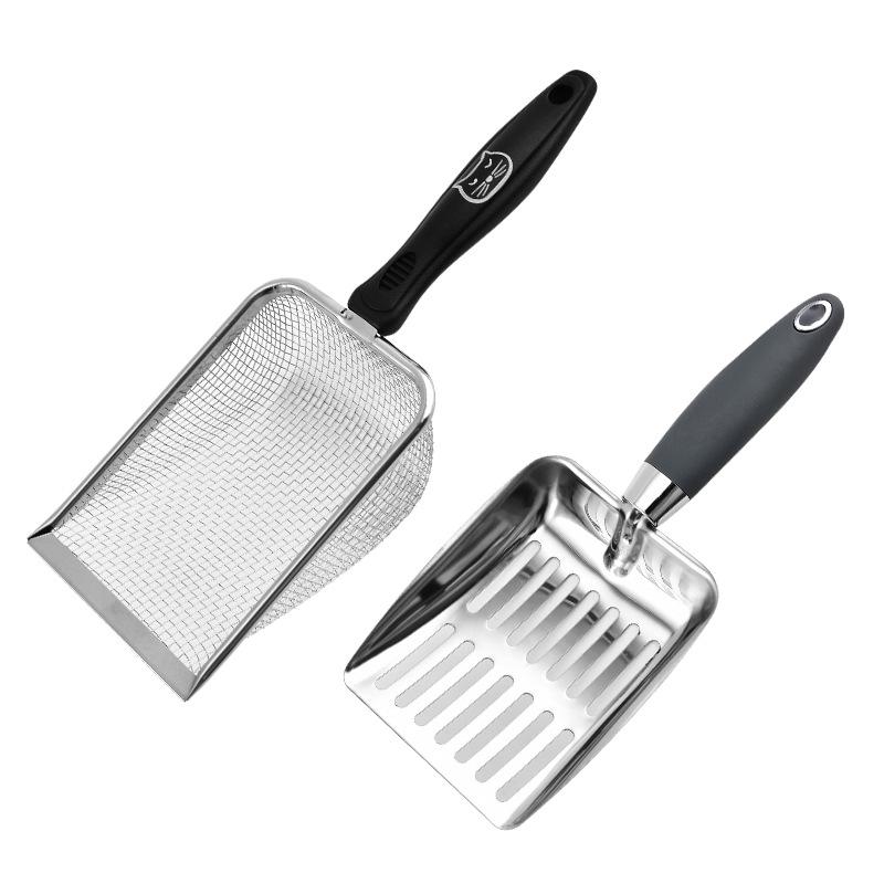 Stainless Steel Mesh Bentonite Cat Litter Scoop - 8 Mesh Rudina Chicken Shovel Pet Tool