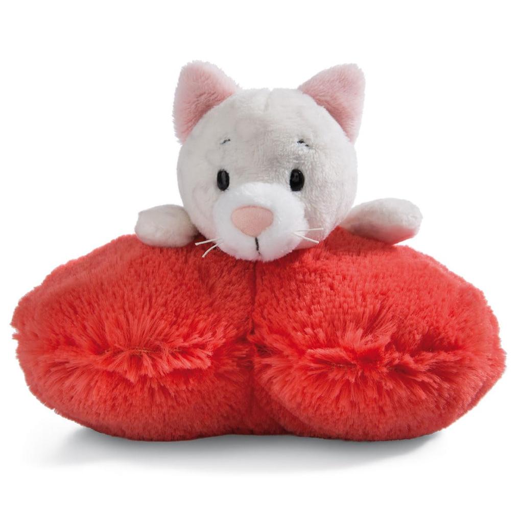 NICI Plush Love Cat Cute Lying Down 13cm