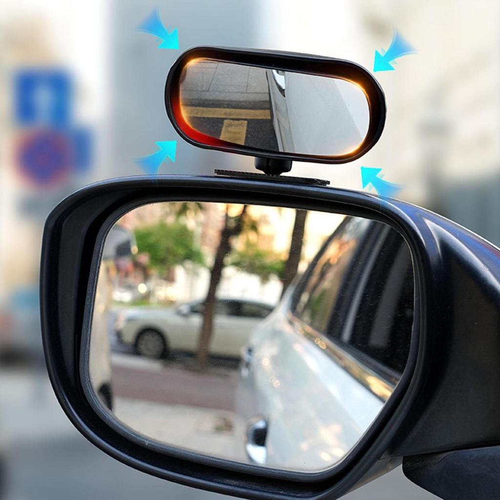 Автомобильное зеркало для слепых зон, вращающееся на 360°, универсальные автомобильные аксессуары, широкоугольный задний ход, вспомогательное