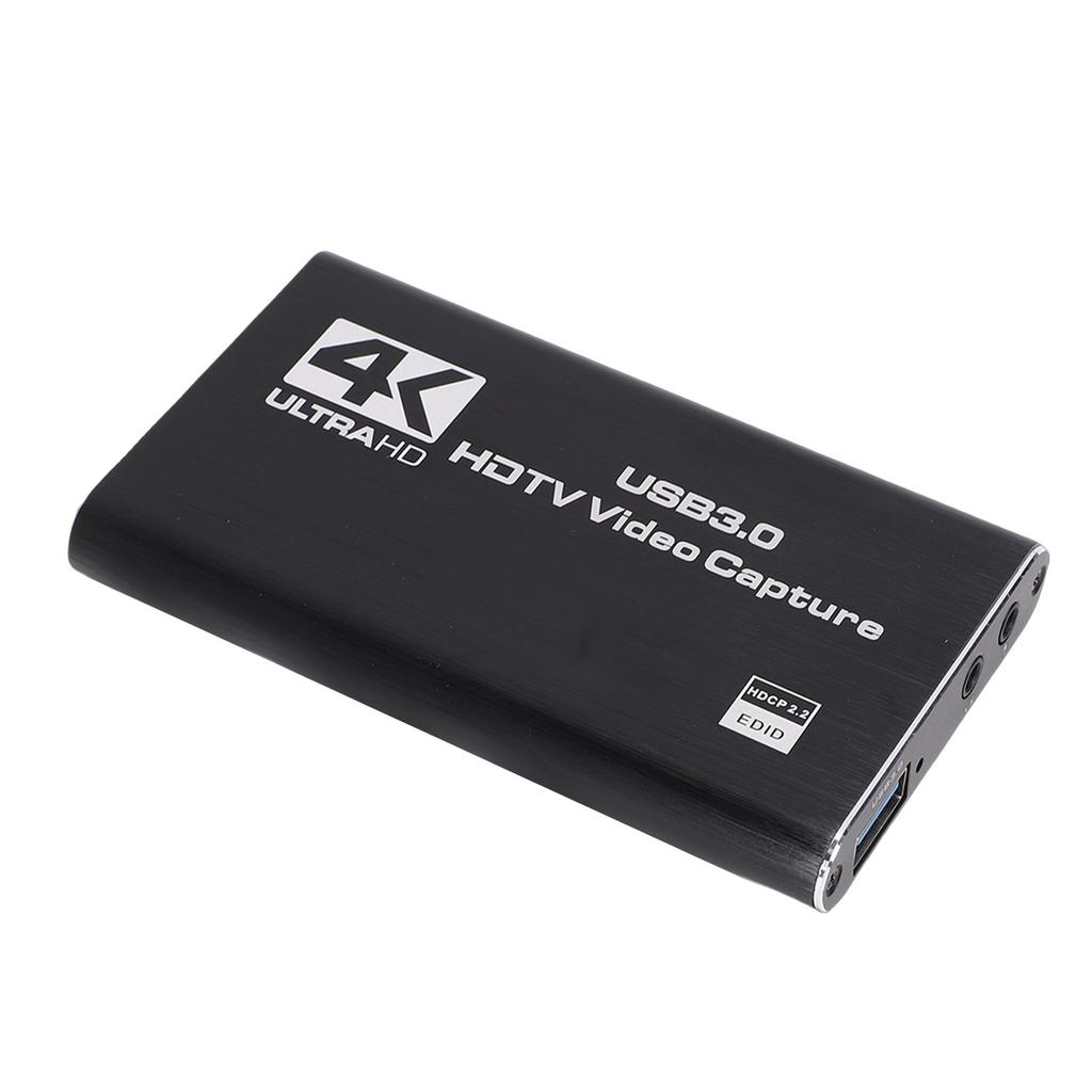 Карта захвата видео 4K, HDMI на USB 3.0, карта захвата игр с выходом Loop Out, 1080P 60FPS, вход для микрофона 3,5 мм