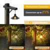 D2 Solar Lamp Post Light Solar Pathway Light Outdoor Vintage Solar Powered Landscape Lighting Driveway Patio Garden Lawn Decor