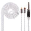Yinyoo Earphone Upgrade Cable 2pin YYX4745 High Purity Silver Plated 16 Core Headphone Replacement Cable Balanced Earphone Audio Earphone Cable