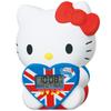 Clock Table Clock White Body Hello Kitty Alarm Clock Digital JF801A Size 17.9x14.7x11.9cm