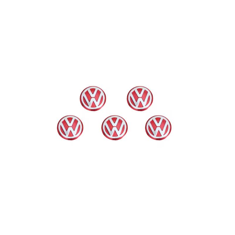 2026 Горячие Для Volkswagen VW 5/10 шт. 14 мм Значок Логотип Металлические Наклейки На Ключ Автомобиля Для VW GTI Polo Golf Passat Tiguan Arteo