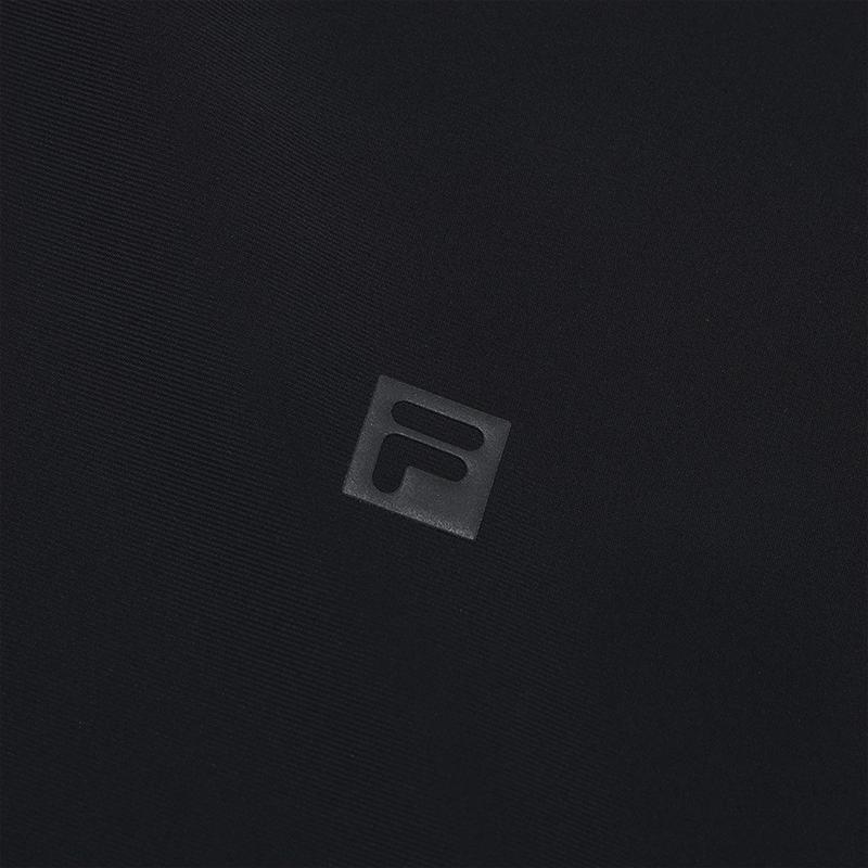 Fila Фитнес Однотонная Повседневная Универсальная Вязаная Толстовка с Капюшоном Мужские куртки Насыщенно-черный A11M511505F-BK
