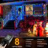 FLVOECN 98Ft 300LED Christmas Lights Outdoor Decorations 8 Modes & Memory Timer Christmas Lights with Plug in Waterproof Fairy String Lights for Xmas