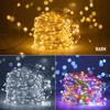 Светодиодный солнечный свет для украшения сада на открытом воздухе, гирлянда, лампа IP65, водонепроницаемые гирлянды, рождественская вечеринка, праздник, декор для патио, светодиодные лампы