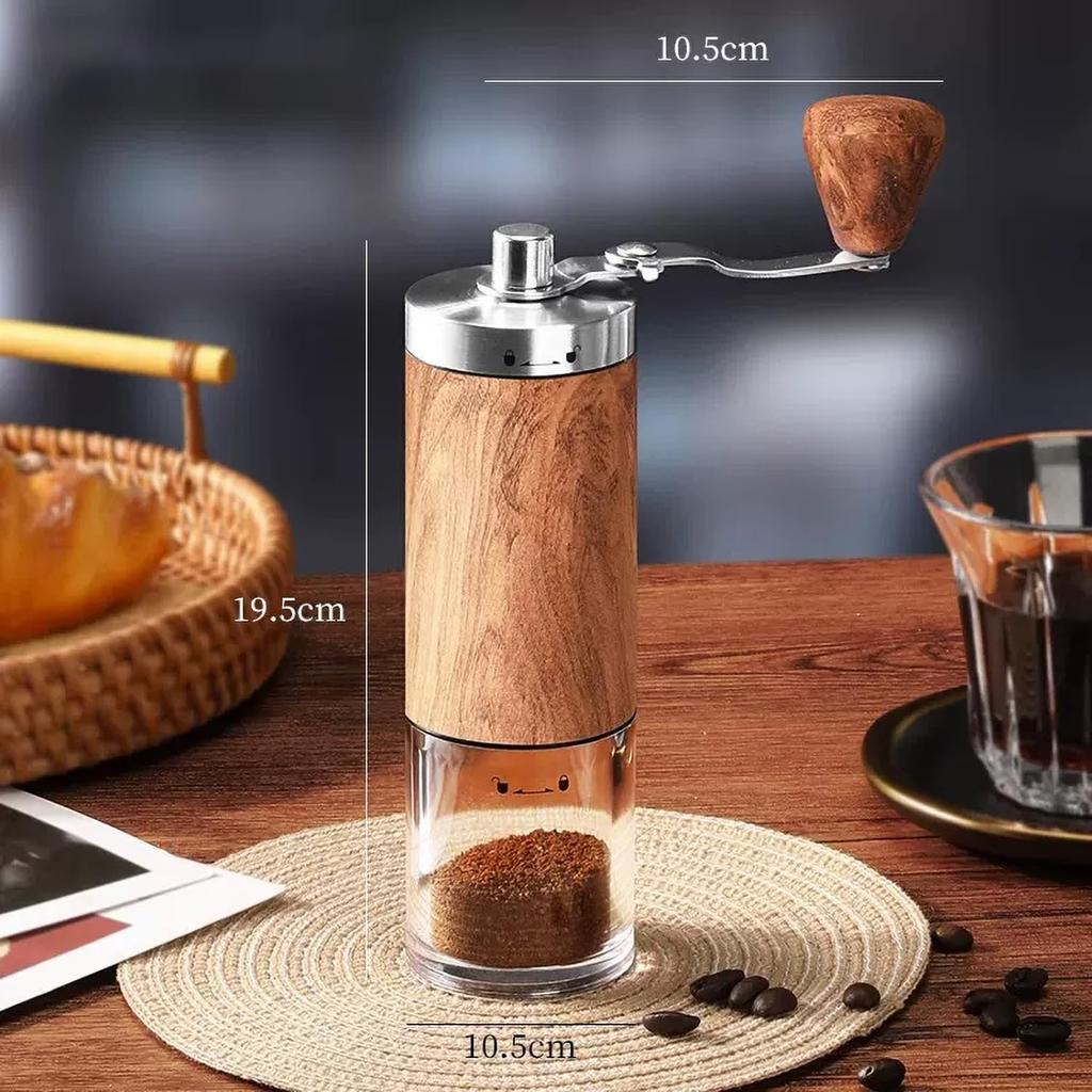 ESTVLB Кофейная деревянная ручная кофеварка Портативная ручная кофеварка Складная керамическая регулируемая легкоочищаемая мельница, зерно, помол, мельница, ручная,