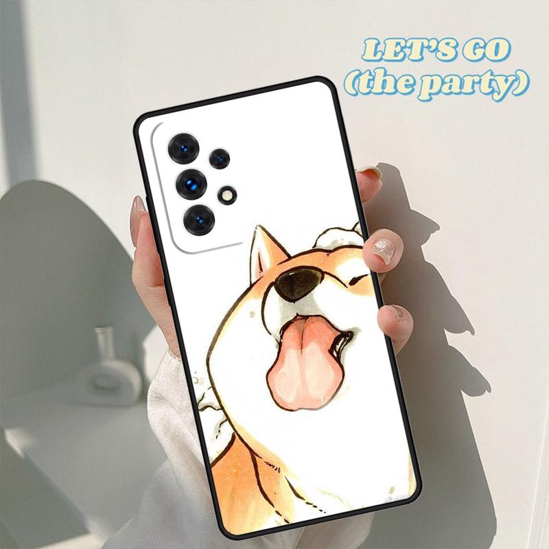 Чехол для телефона с изображением собаки Сиба-ину Для Samsung Galaxy A42 A31 A40 A51 A71 A32 A80 A91 A52 A72 A73 A20e A21S A50 A70 A11 A12