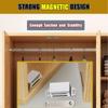 Mini Cabinet Magnetic Catch,Door Catch with Strong Magnetic for Cabinet,Stainless Steel for Cupboard Drawer Kitchen Wardrobe