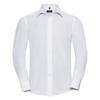 Russell Collection Mens Polycotton Tailored Long-Sleeved Shirt