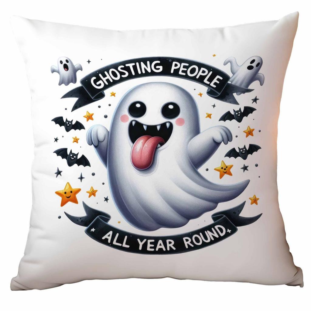 Новая Популярная Хэллоуинская Наволочка Милая Серия Привидений Льняной Материал Хэллоуин Украшение для Дивана