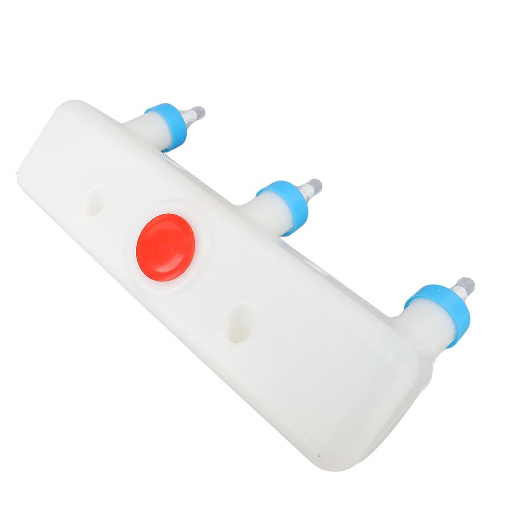 Lamb Feeder with 3 Nipples 3L Plastic Silicone Livestock Teat Milk Feeding Tool for Piglet Puppy
